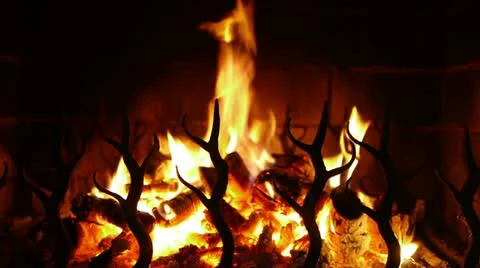HD - Fireplace Stock Footage 12052124