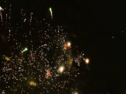 HD Firework Display Stock Footage 80382968