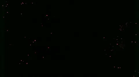 HD Fireworks 720P Stock Footage 11348166