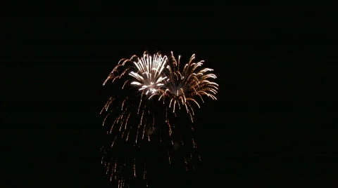 HD fireworks Stock Footage 595558