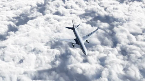 HD - Flying Boing 767 Video stock 22892313