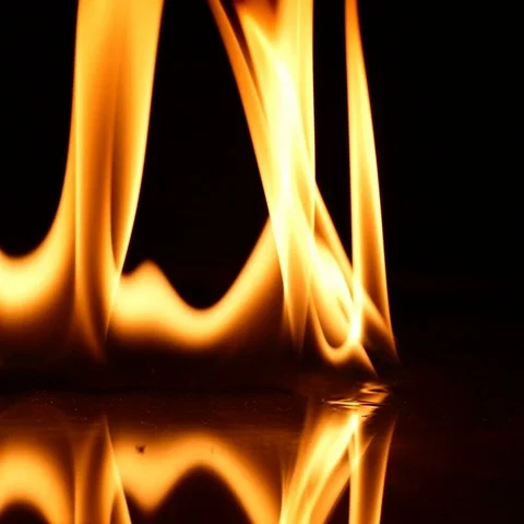 HD footage of Fire burning in slow motion 스톡 동영상 69703052