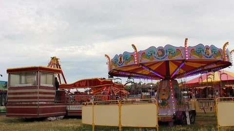 HD footage of a Funfair 2 Stock Footage 93608459