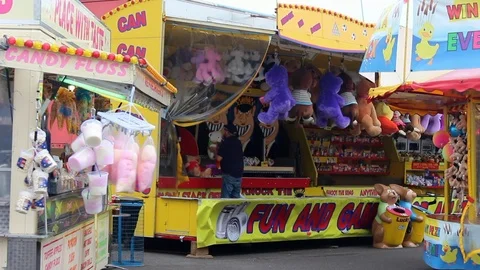 HD footage of a Funfair 3 Stock Footage 93608463