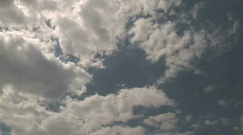 HD Formation of cloudscape in sky, timelapse Stock-Footage 742221