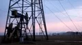 HD Fossil Fuel Energy, Oil Pump, Pumpjack, Old Pumping Unit, Jack Pump, Sunset HD Footage