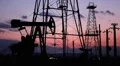 HD Fossil Fuel Energy, Oil Pump, Pumpjack, Old Pumping Unit, Jack Pump, Sunset HD Footage