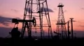 HD Fossil Fuel Energy, Oil Pump, Pumpjack, Old Pumping Unit, Jack Pump, Sunset HD Footage