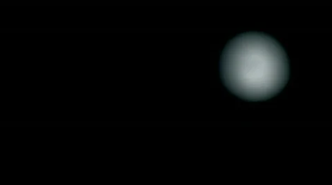 HD Full moon on dark sky, defocused Stock Footage 592065