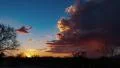 HD glorious September Arizona sunset last of the monsoon time lapse HD 影片