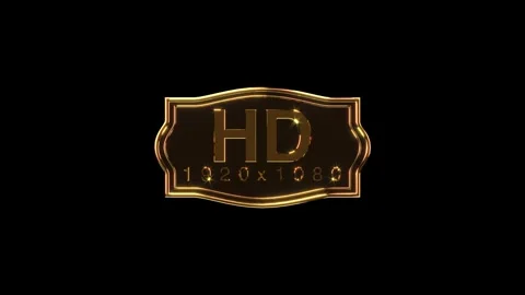 Hd Golden label01 Stock Footage 343870342