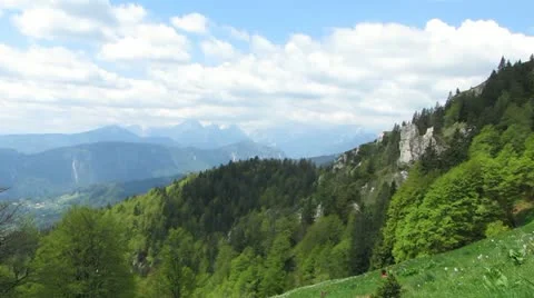 HD: Golica Mountain Path Stock Footage 11095358