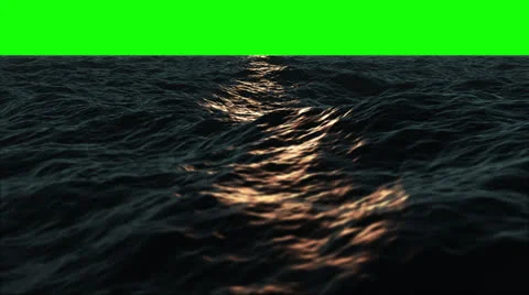 HD Green Screen CGI Ocean 3 Video stock 26305951