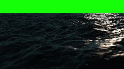 HD Green Screen CGI Ocean 4 Video stock 26317903