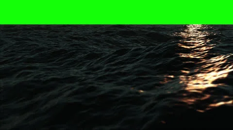 HD Green Screen CGI Ocean 5 Video stock 26318216