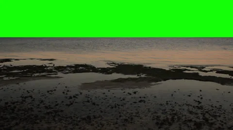 HD Green Screen Ocean #4 Video stock 26114606