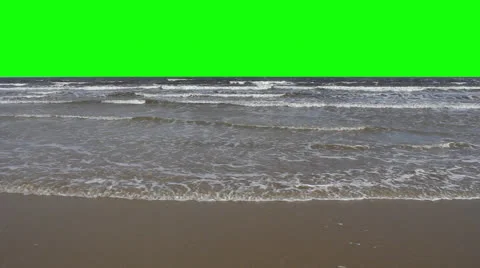 HD Green Screen Ocean #5 Video stock 26115063