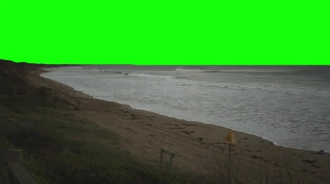 HD Green Screen Ocean #6 Video stock 26144492