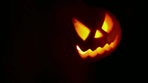 HD - Halloween pumpkin. slide Stock Footage 20435906