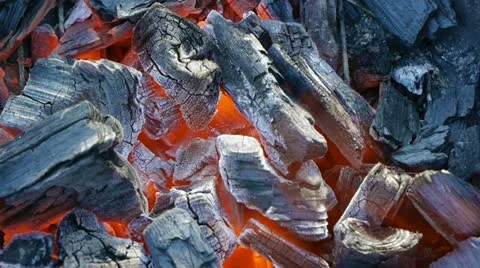 HD - Live coals Stock Footage 11726975