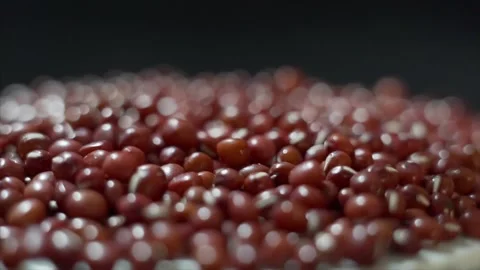 HD Live Shot of Nutritious Red Beans Stock Footage 319608924