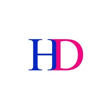 HD logo Illustrazione stock