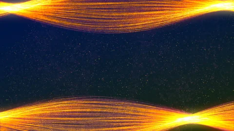 HD Loopable Background with nice abstract yellow lines Stock Footage