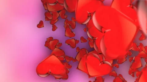 HD Loopable Background with nice abstract exploding heart Stock Footage 68669507