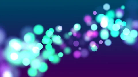 HD Loopable Background with nice green and purple bokeh Stock Footage