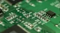 HD Macro Electronic Motherboard Detail Main Board Plate Circuit Motion Control HD Footage
