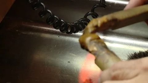 HD Manufacturing mold for ring Stock Footage 82618744