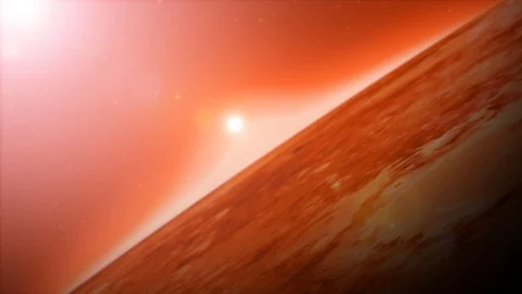 HD Mars Planet Surface Clip 스톡 동영상 91612337