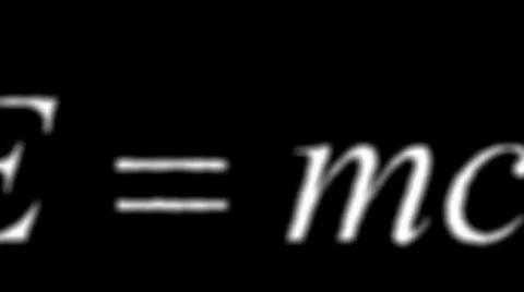 HD - Mathematical formulas (black background) Stock Footage
