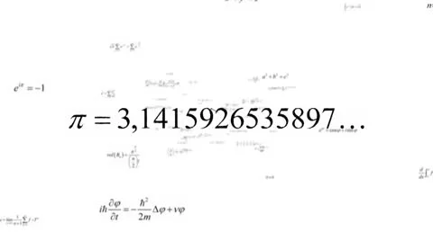 HD - Mathematical formulas (white background) Video stock 10761104