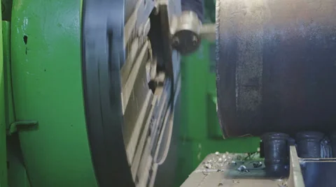 HD Milling machine detail Stock Footage 37300438