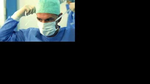 HD Montage of Surgeons at work Stock Footage 1095264