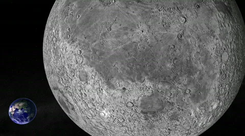 HD- Moon slow approach Vidéo 299251