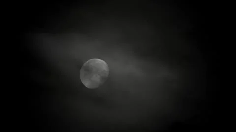 HD - Moonlight night Stock Footage 8975051