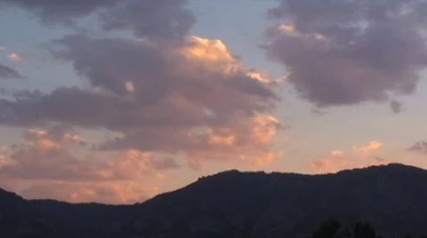 HD MOUNTAIN SUNSET TIMELAPSE in BOULDER, COLORADO Stockbeeldmateriaal 39764434
