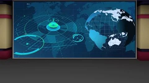 News Studio Background Stock Footage Videos Page 17
