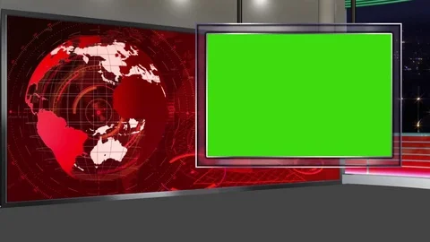 HD Virtual Studio Green Screen ... | | Pond5