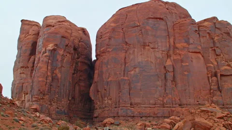 HD Pan of Monument Valley Stock Footage 46594273