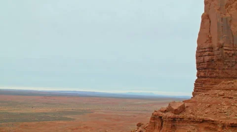 HD Pan of Monument Valley Video stock 46596931
