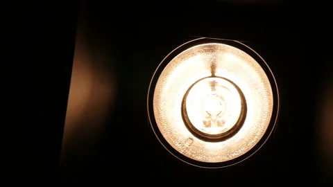 HD Panning of studio light spotlight Stock Footage 162617414