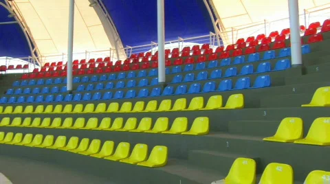 HD Panorama of empty auditorium Video stock 597635