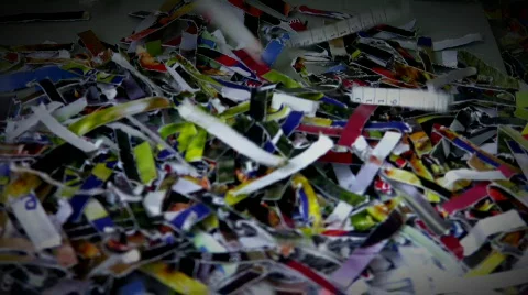 HD Paper Shred Stock Footage 851692