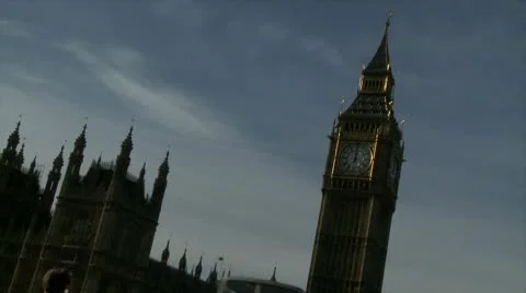 HD Passing Big Ben 2 Stock Footage 10569236