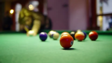 HD - Pool game Video stock 13743297