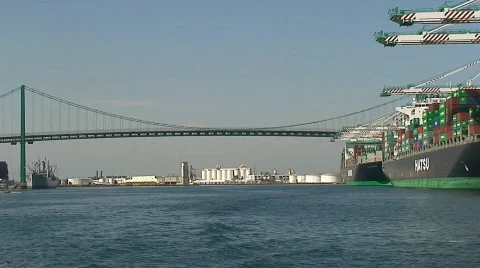 HD Port of Los Angeles Series Stock Footage