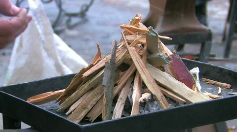 HD Preparation for blacksmith work Stock Footage 636835